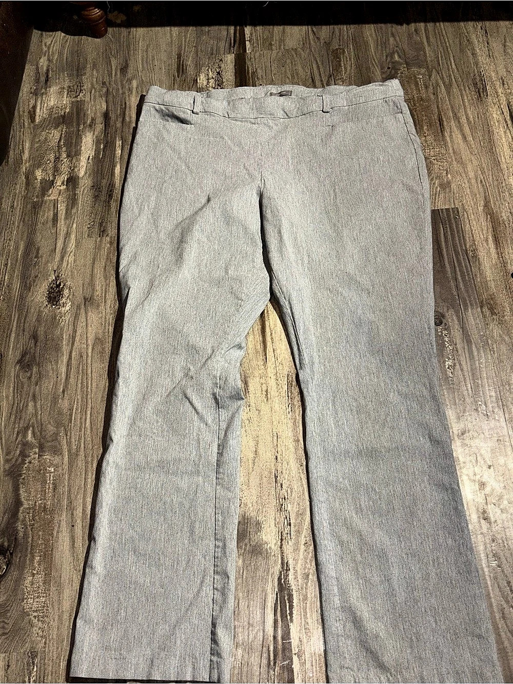 maurices Straight Leg Pants Gray Size 20W